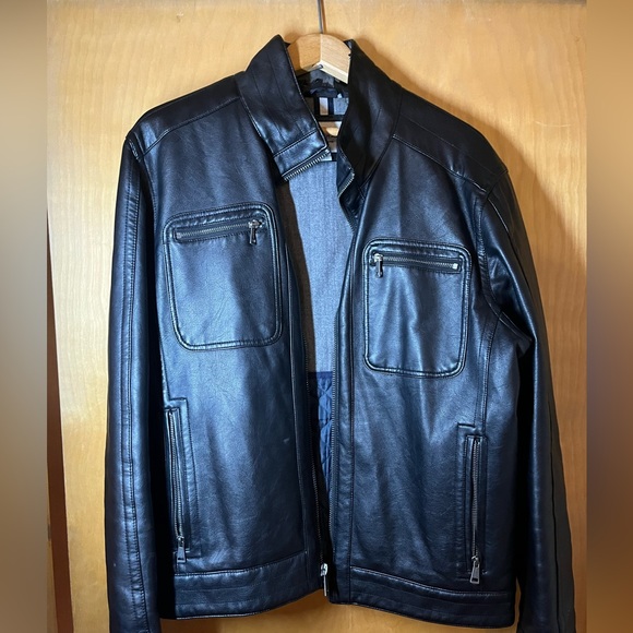 Cole Haan Leather Jacket - Picture 1 of 3
